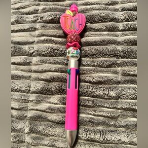 Colorful Teacher-Themed Pen